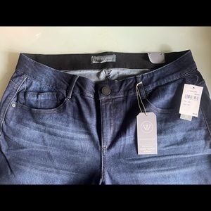 Wit and Wisdom ‘Ab’ Solution skinny raw hem plus jeans